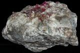 Roselite and Calcite Crystals on Dolomite - Morocco #74300-1